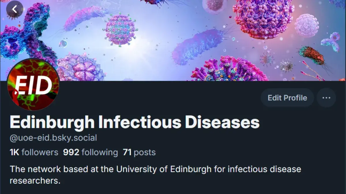 Edinburgh Infectious Diseases Bluesky account