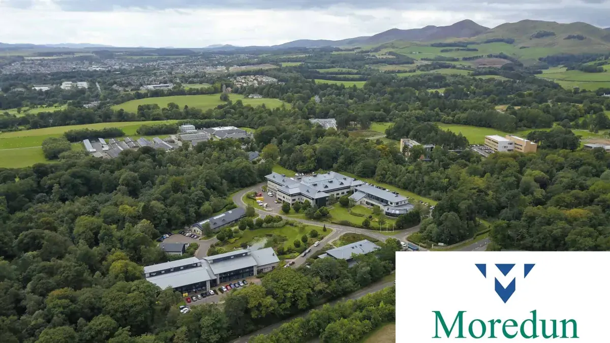 Aerial view of Moredun Research Institute
