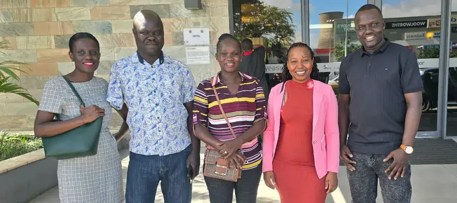 UG fellows arriving in Lusaka, February 2025