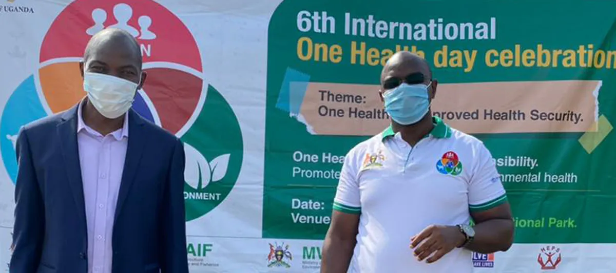 Photo of Michael Kimaanga and Musa Sekamatte.