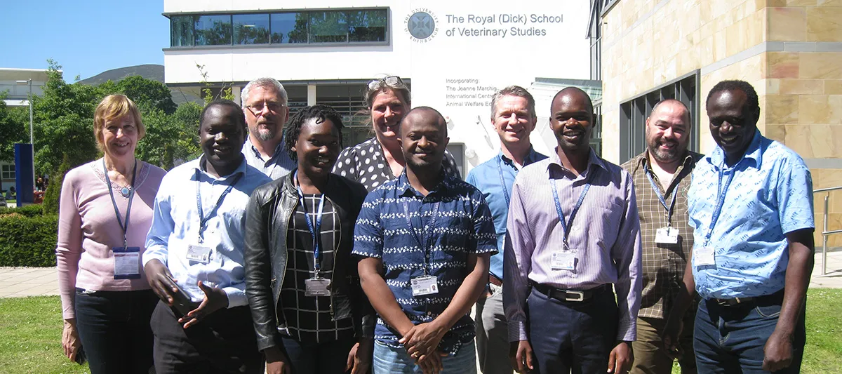 Uganda Fleming fellows in Edinburgh
