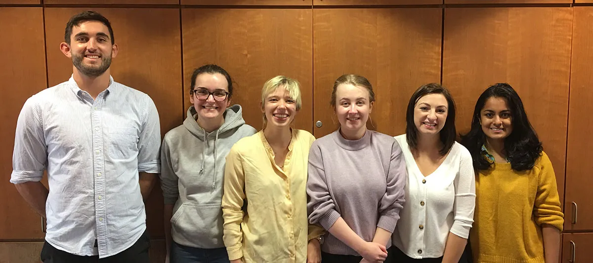 The new students joining the HPGH programme in October 2018