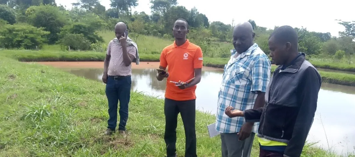 Israel Mugezi farm visit