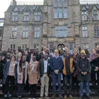 Group of poeple outside Edinburgh Futures Institute