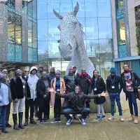 Group of peoeple at the Vet School