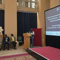 Person giving a presentation