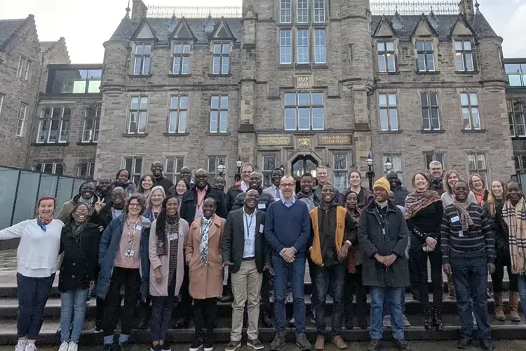 Group of poeple outside Edinburgh Futures Institute