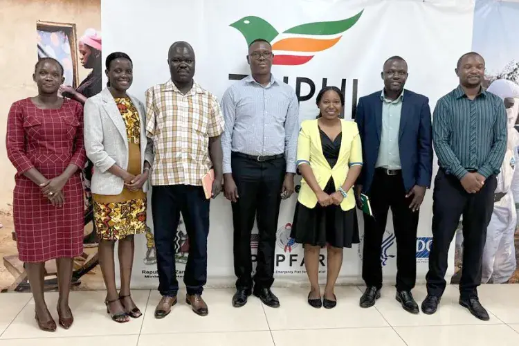 UG and ZM fellows at ZNPHI, February 2025
