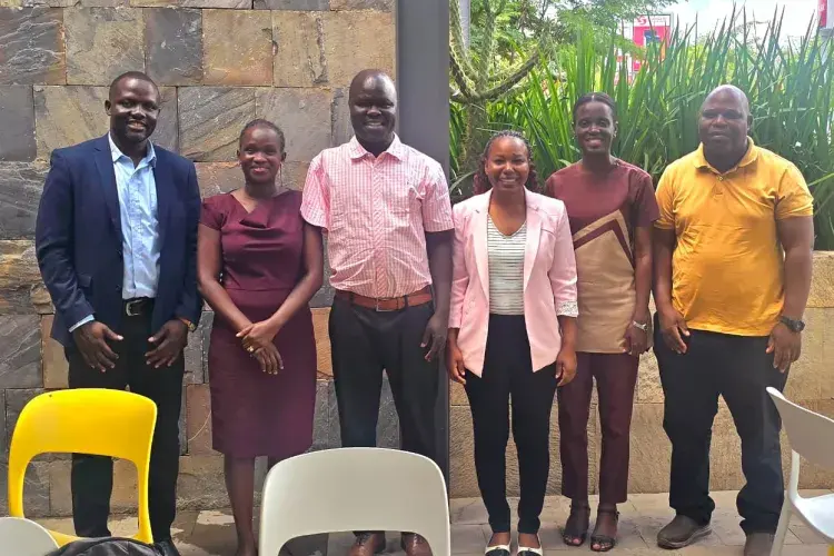 UG fellows with Geoffrey Mainda, FAO, February 2025