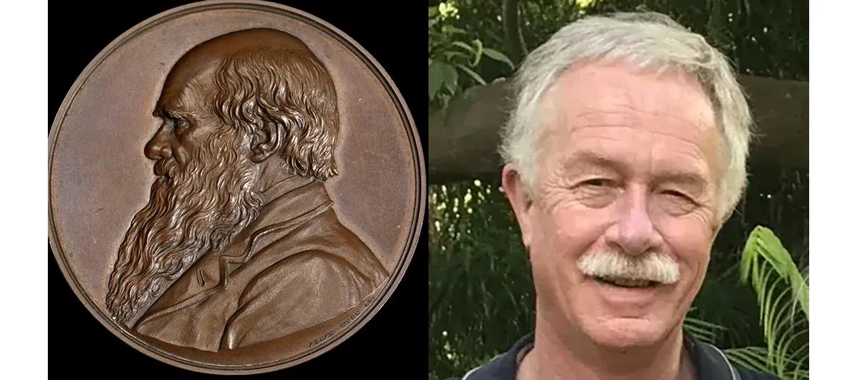 Picture of medal with Paul Sharp