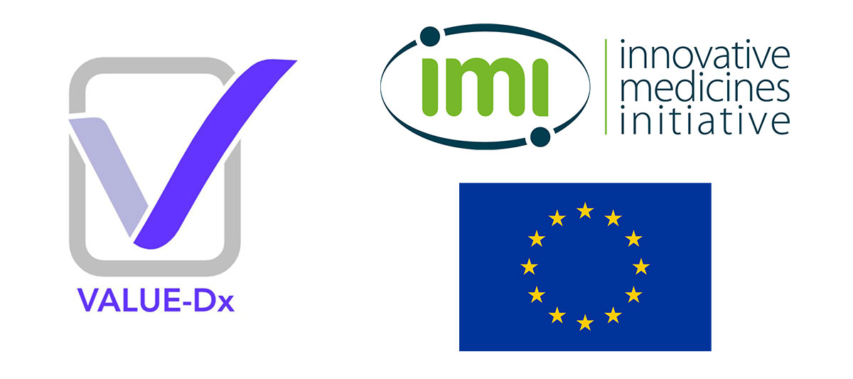 ValueDx, IMI and EU logos